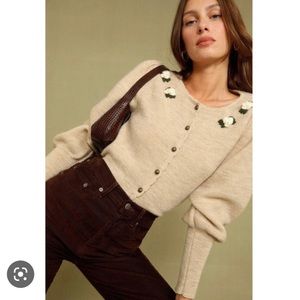 Rouje 36 Cardigan ANIL